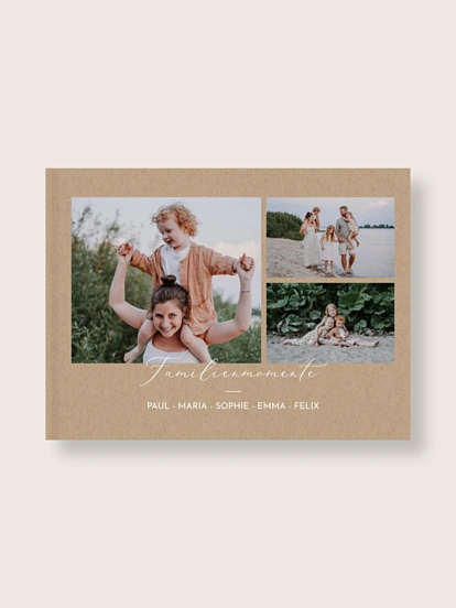 Fotobuch Hardcover Bildertrio