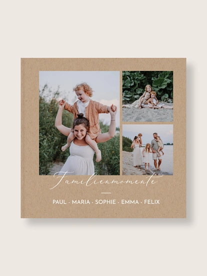 Fotobuch Hardcover Bildertrio