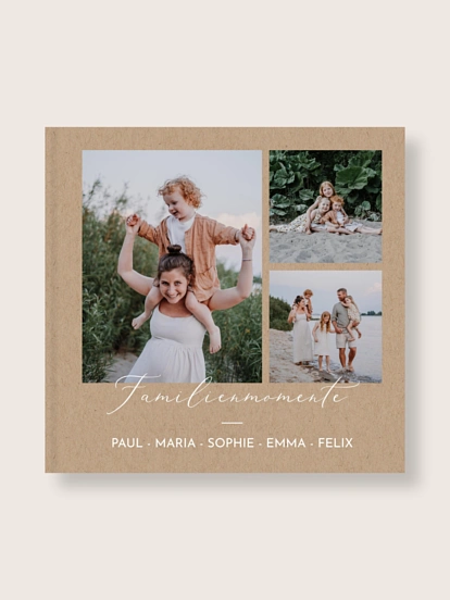 Fotobuch Hardcover Bildertrio