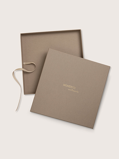 Coffret album photo Carré