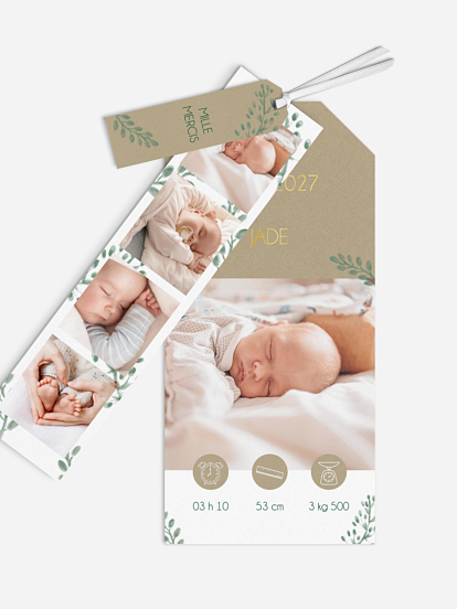 Faire-part naissance Moment magique