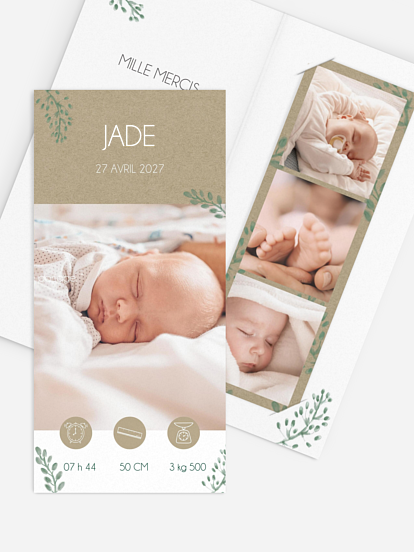 Faire-part naissance Moment magique