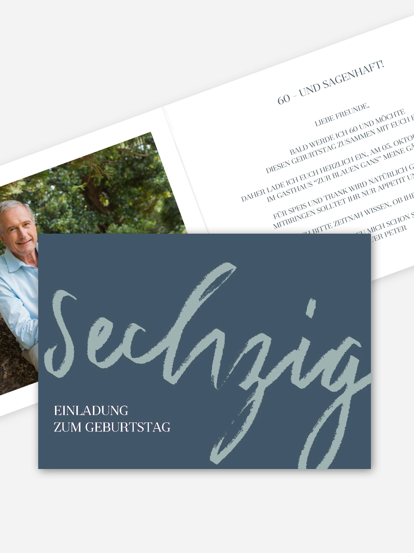 Einladung 60. Geburtstag Partypost