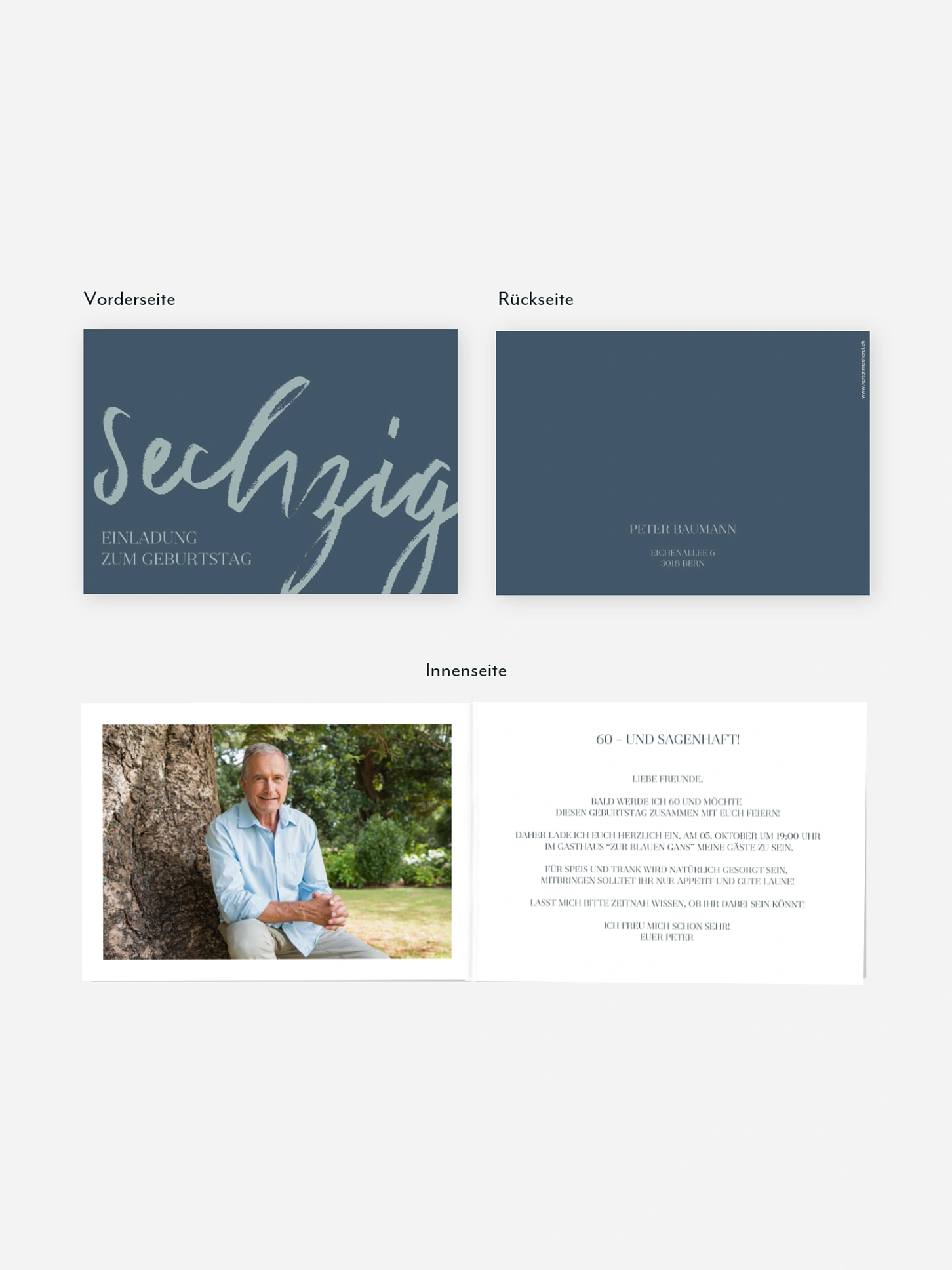 Einladung 60. Geburtstag Partypost