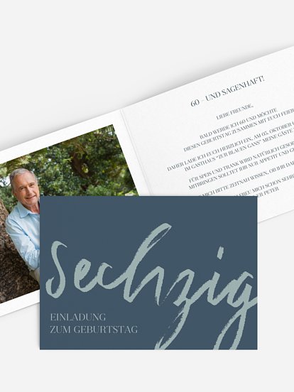 Einladung 60. Geburtstag Partypost