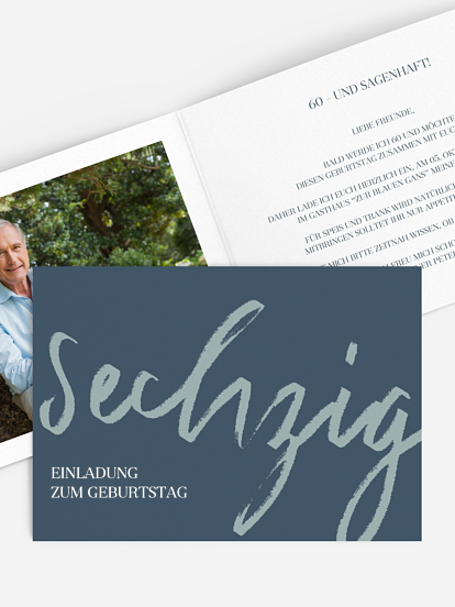 Einladung 60. Geburtstag Partypost