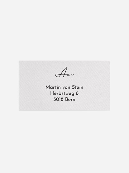 Empfängeraufkleber Geburtstag Rostfrei