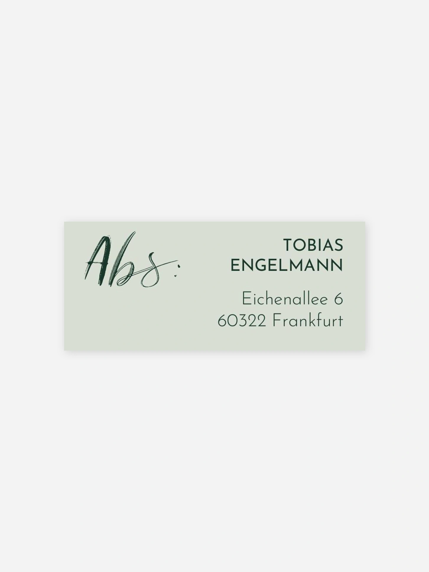 Absenderaufkleber Geburtstag Asterisk