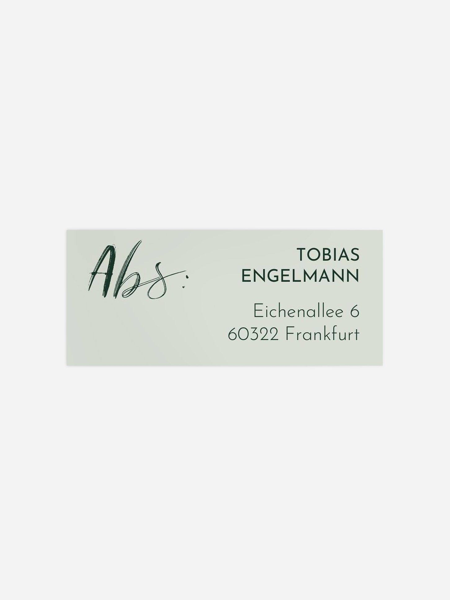 Absenderaufkleber Geburtstag Asterisk