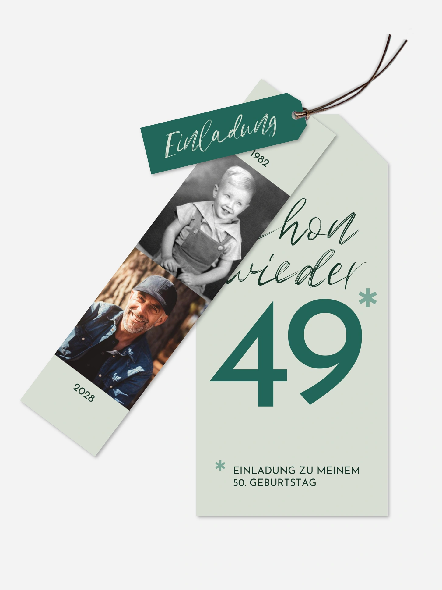 Einladung 50. Geburtstag Asterisk
