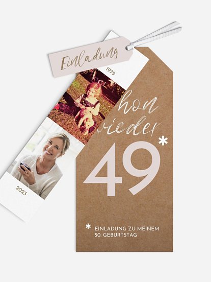 Einladung 50. Geburtstag Asterisk