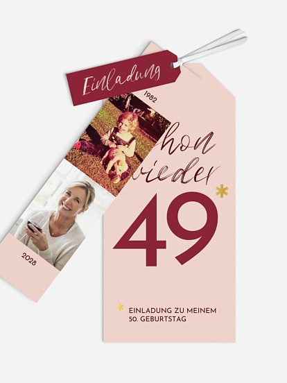 Einladung 50. Geburtstag Asterisk