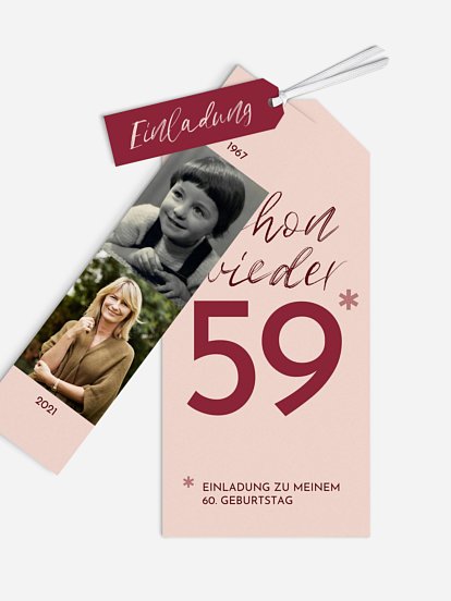 Einladung 60. Geburtstag Asterisk