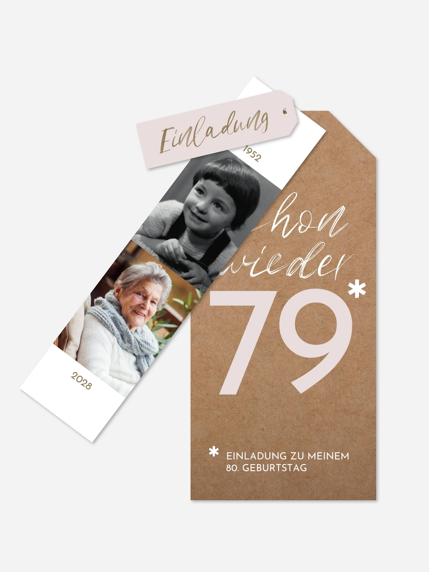 Einladung 80. Geburtstag Asterisk