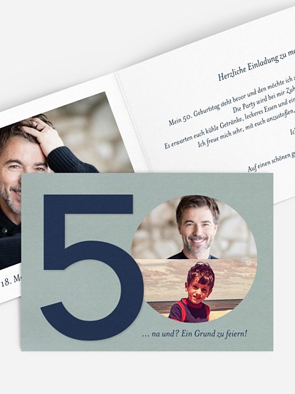 Einladung 50. Geburtstag Times change
