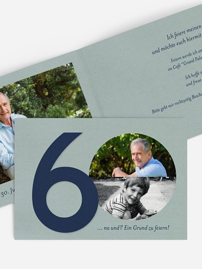 Einladung 60. Geburtstag Times change