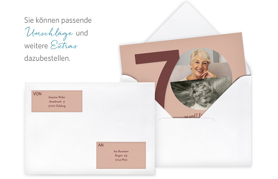 Einladung 70. Geburtstag Times change