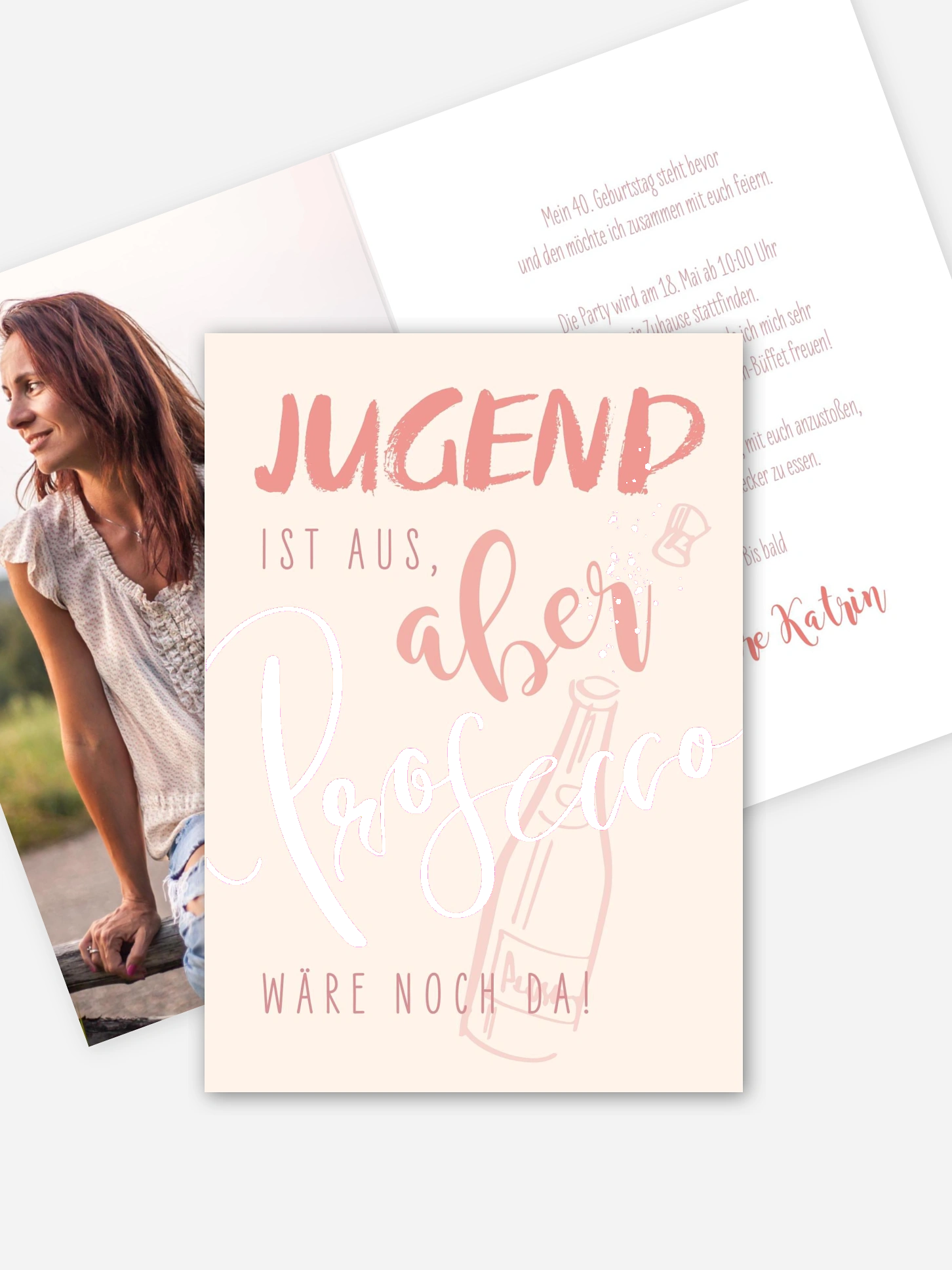 Einladung 40. Geburtstag Für immer jung