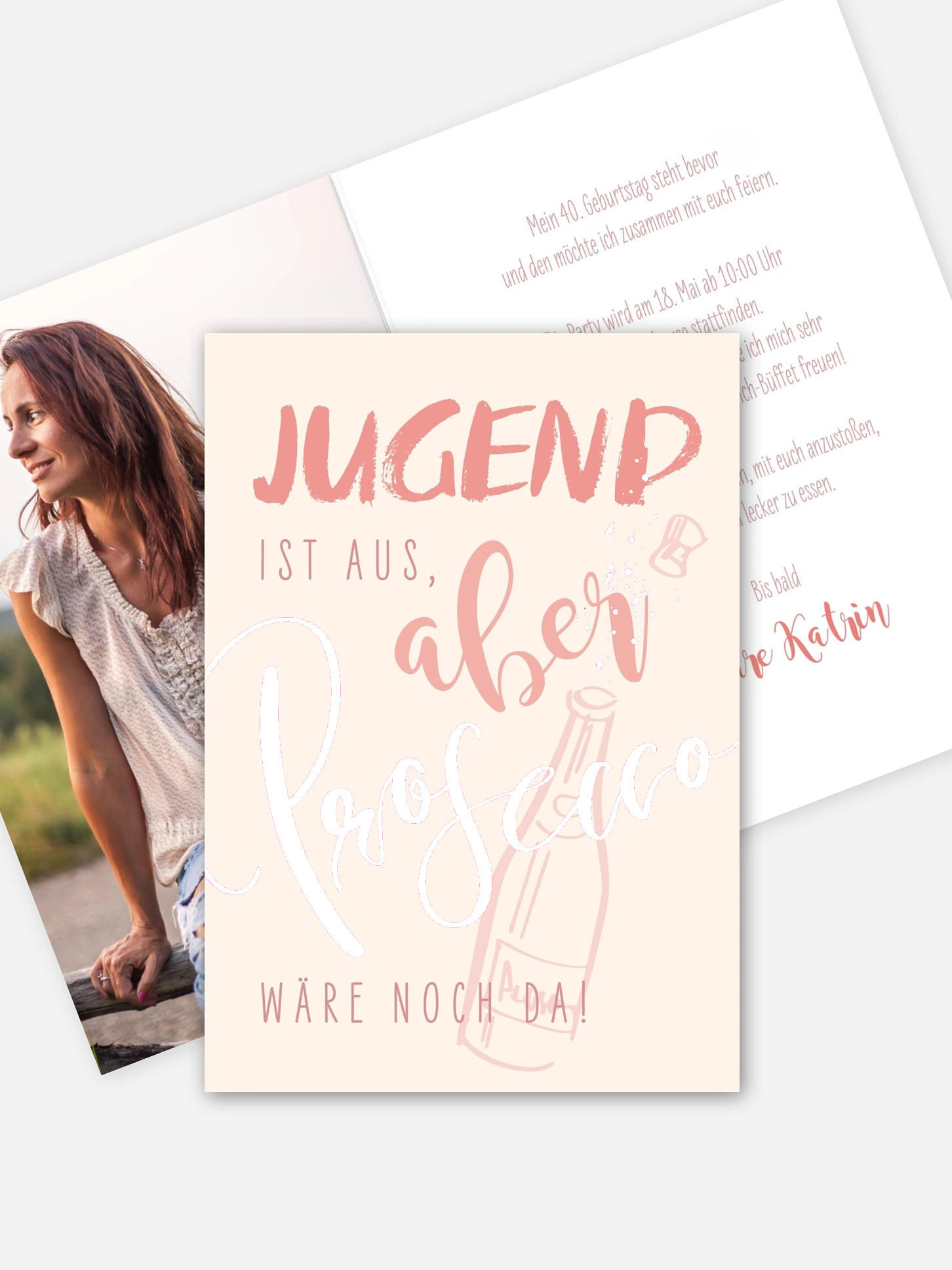 Einladung 40. Geburtstag Für immer jung
