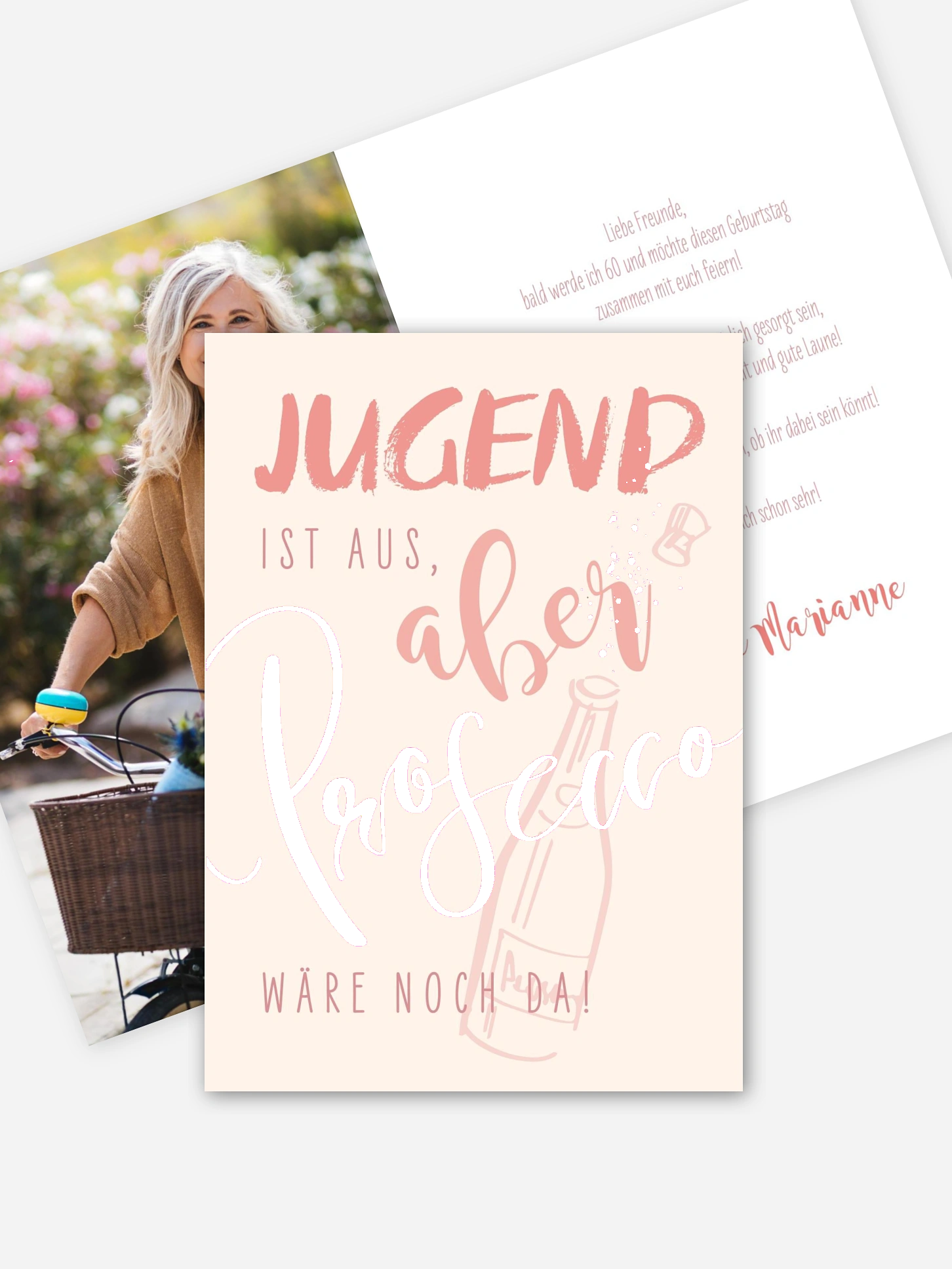 Einladung 60. Geburtstag Für immer jung
