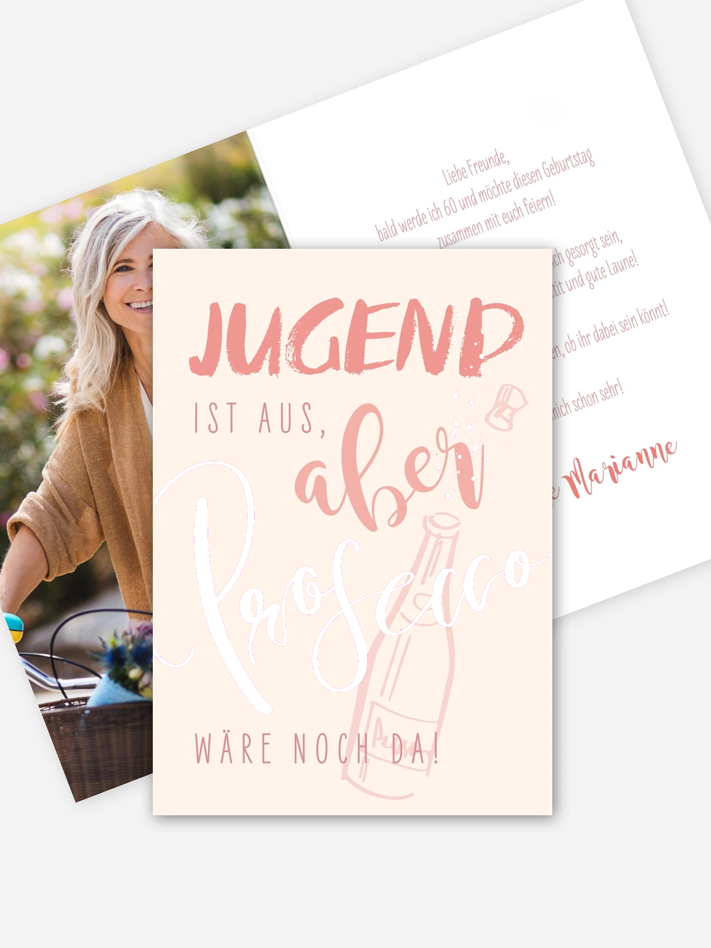 Einladung 60. Geburtstag Für immer jung