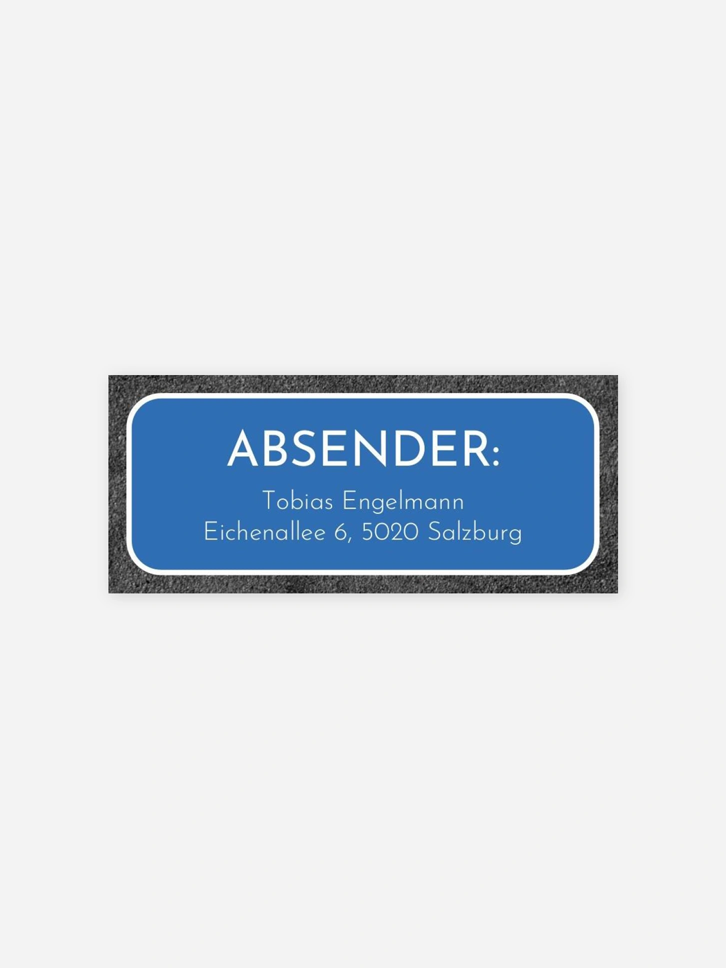Absenderaufkleber Geburtstag Fahrrad