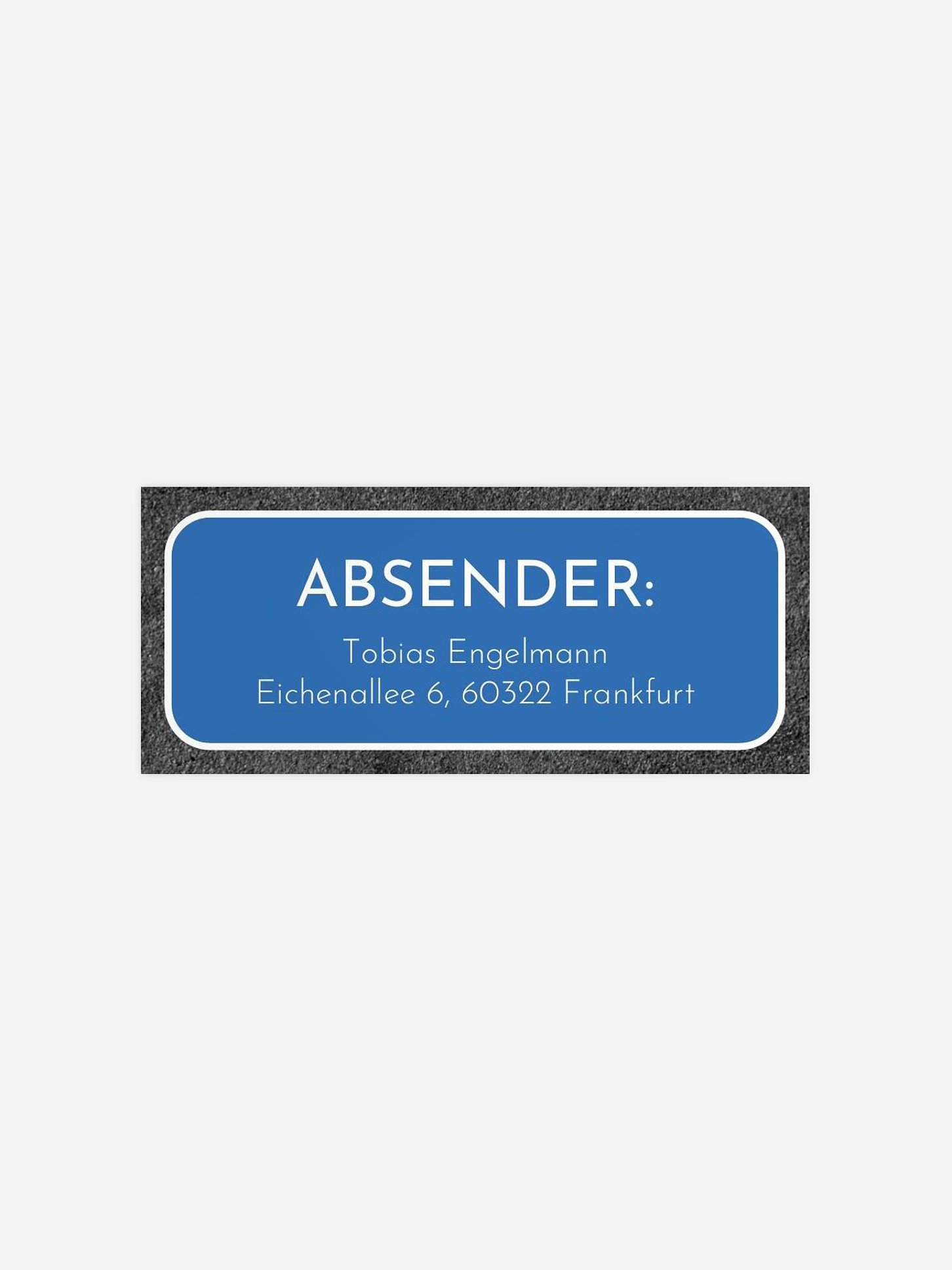 Absenderaufkleber Geburtstag Fahrrad