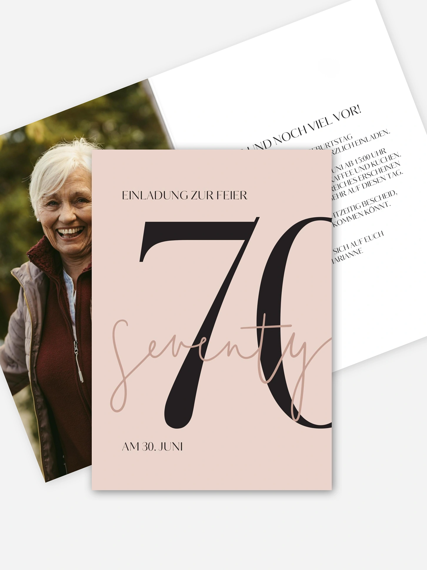 Einladung 70. Geburtstag Legendary