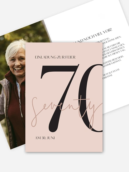 Einladung 70. Geburtstag Legendary