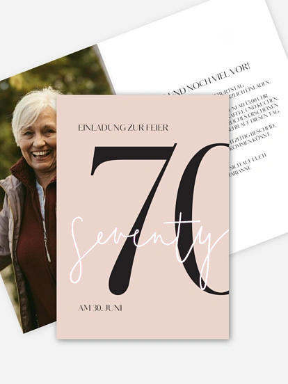 Einladung 70. Geburtstag Legendary