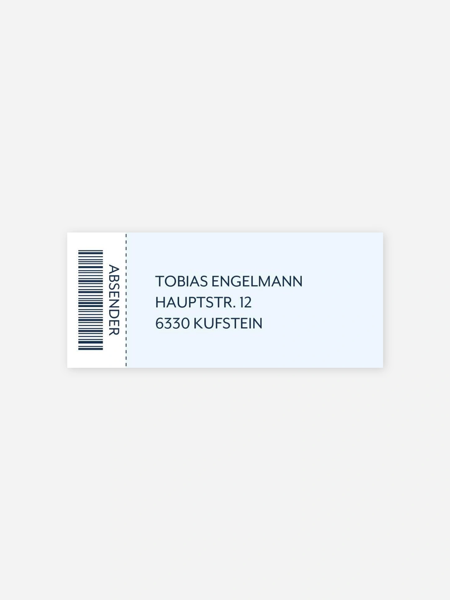 Absenderaufkleber Geburtstag Konzert Ticket