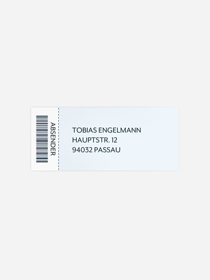 Absenderaufkleber Geburtstag Konzert Ticket