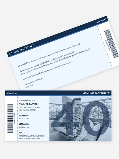 Konzert Ticket Konzert Ticket
