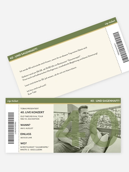 Konzert Ticket