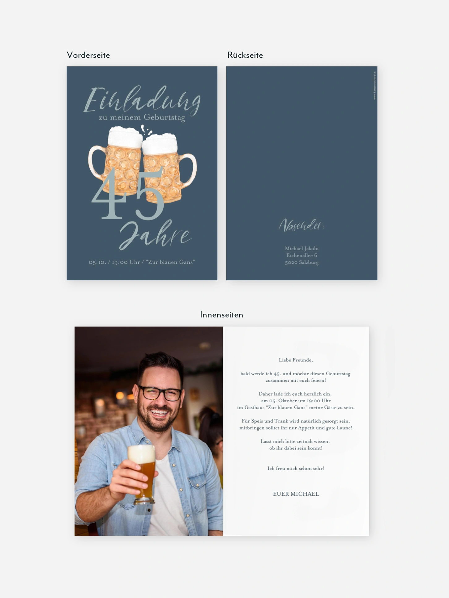 Geburtstagseinladung Prost