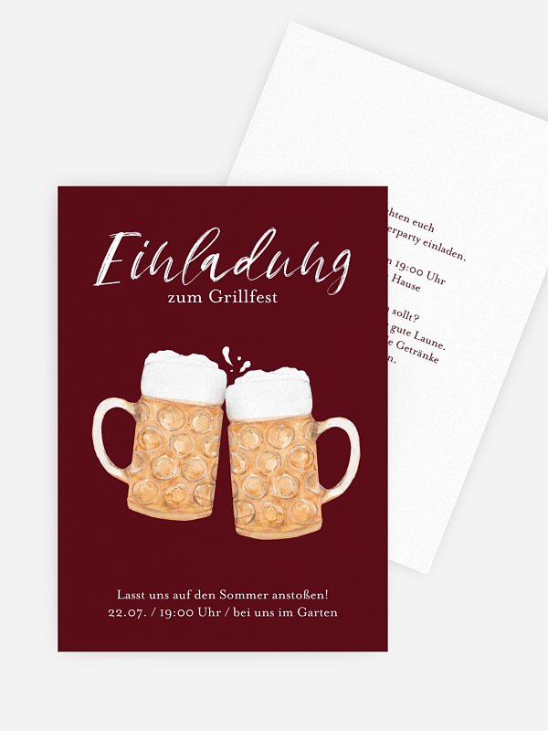 Partyeinladung Prost
