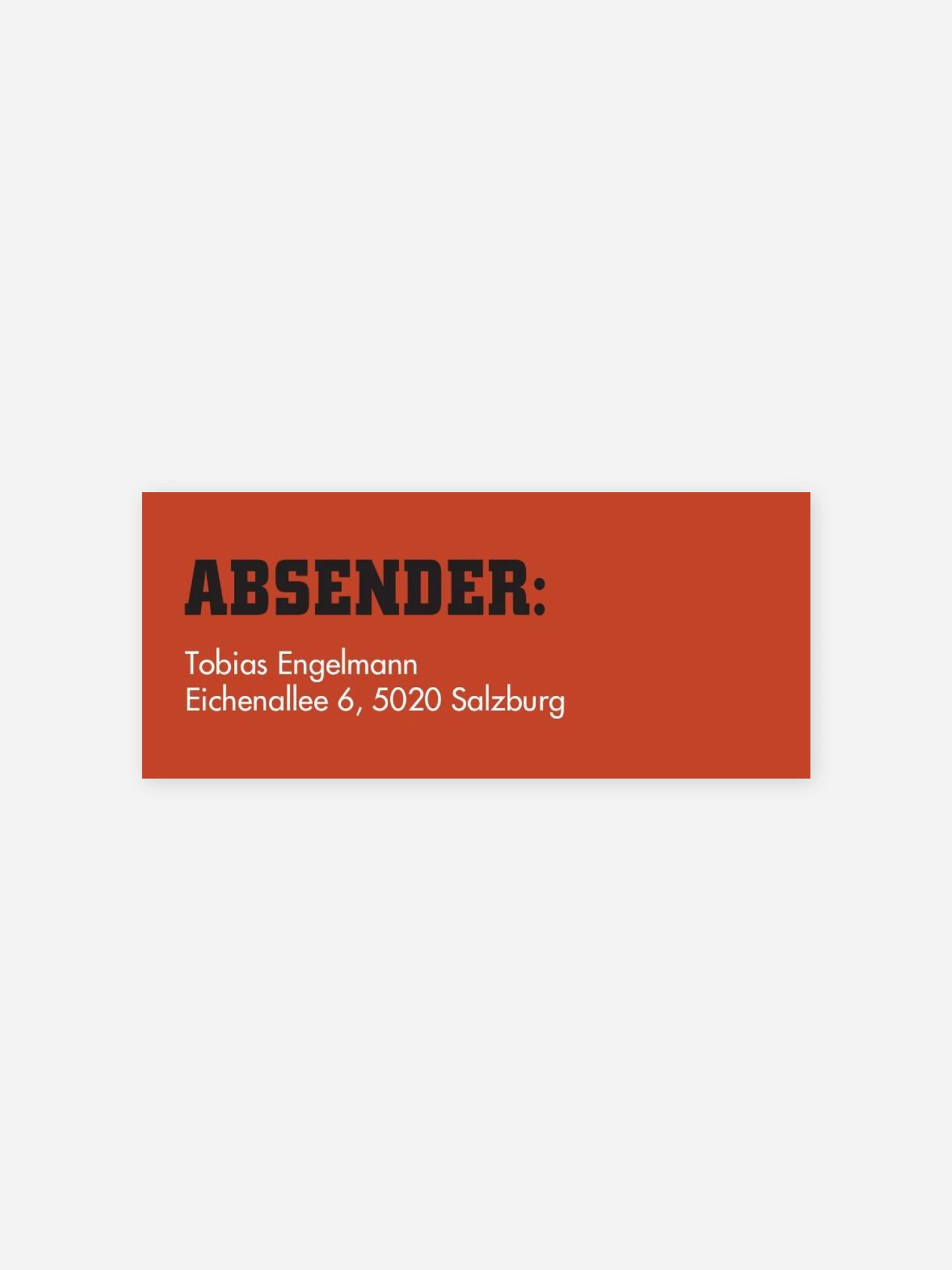 Absenderaufkleber Geburtstag Die Feier