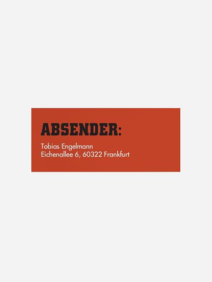 Absenderaufkleber Geburtstag Die Feier