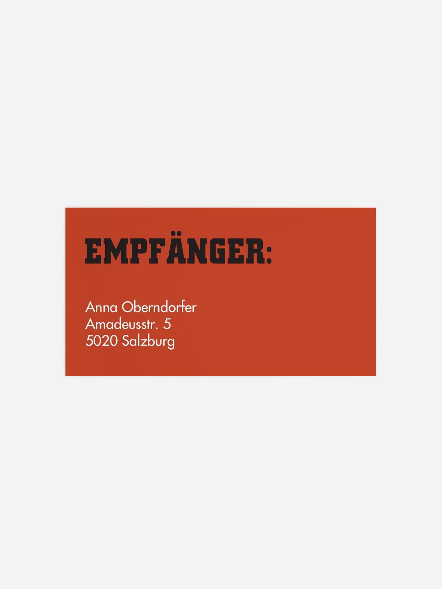 Empfängeraufkleber Geburtstag Die Feier