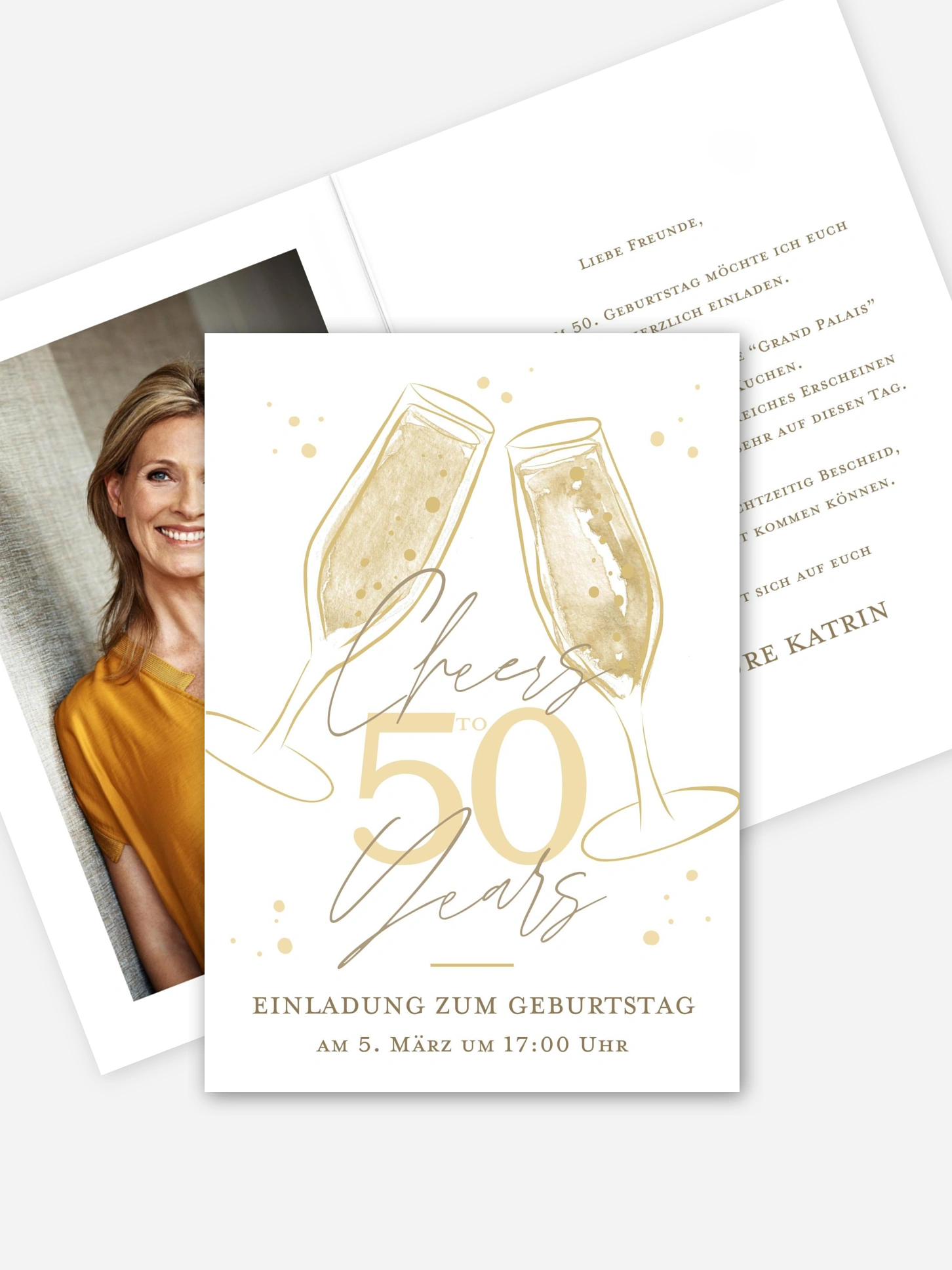 Einladung 50. Geburtstag Cheers to me