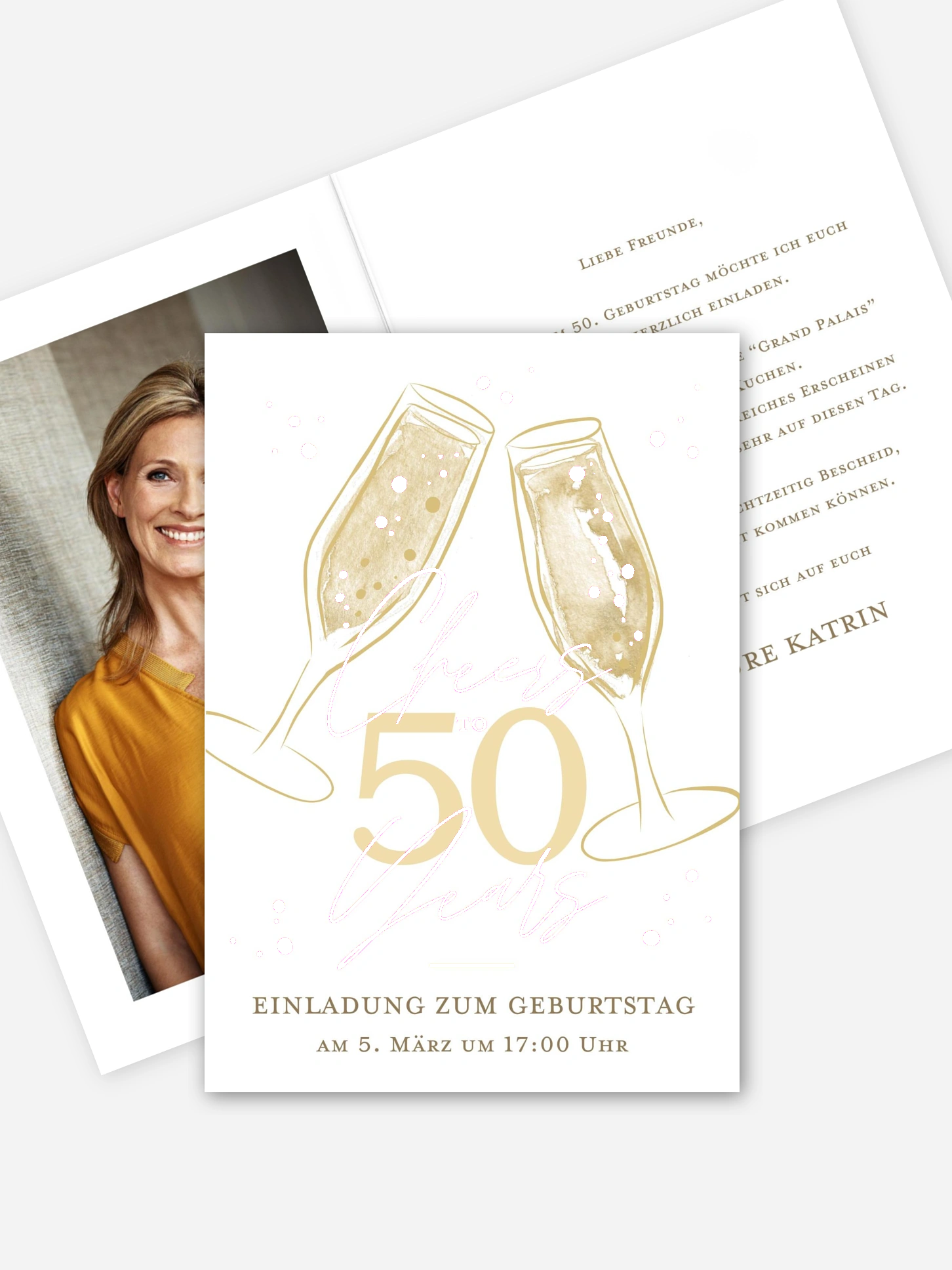 Einladung 50. Geburtstag Cheers to me