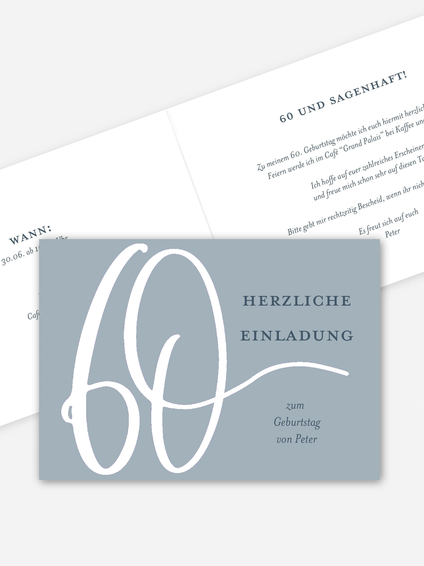 Einladung 60. Geburtstag Mit Schwung