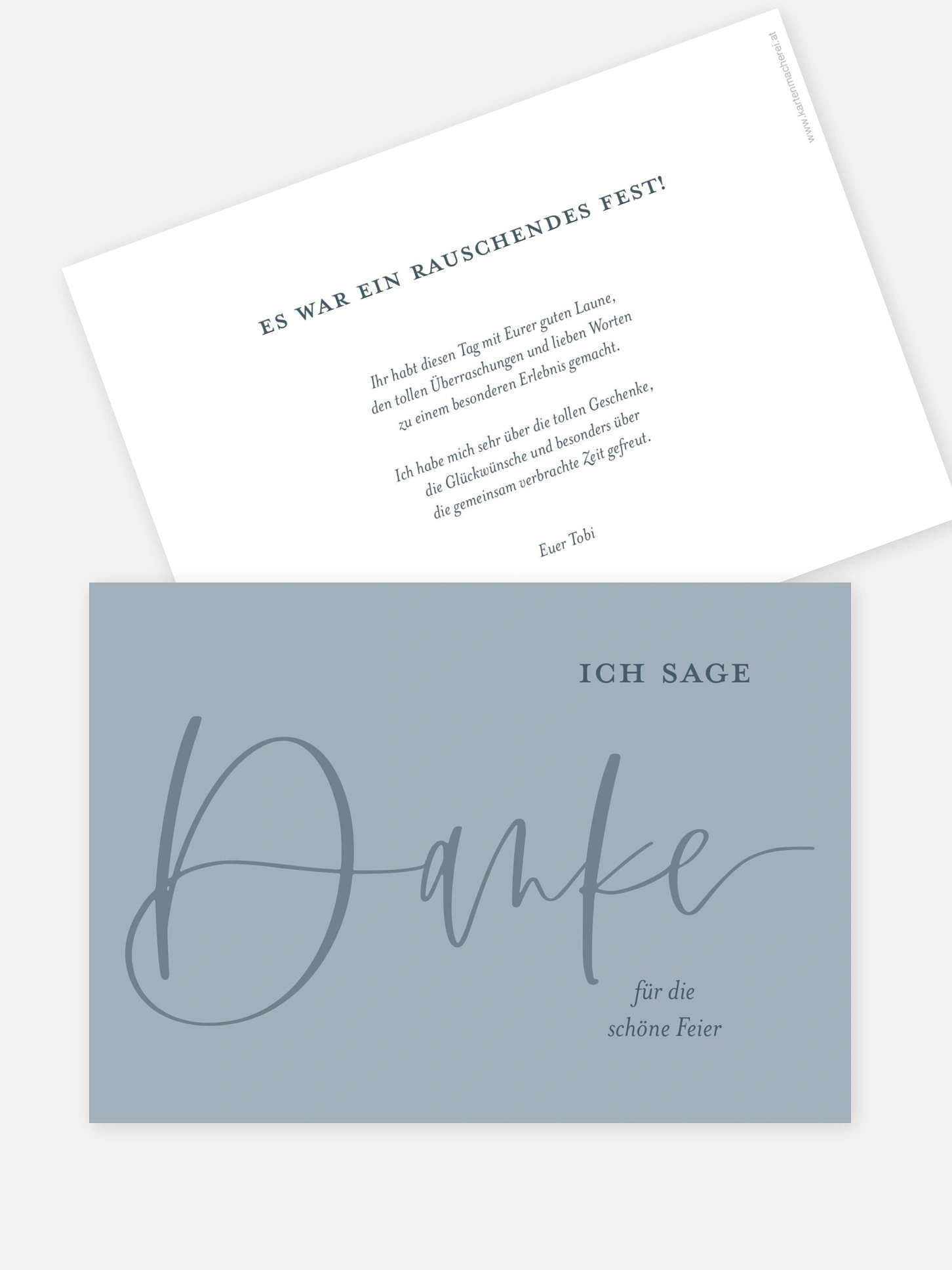 Dankeskarte Geburtstag Mit Schwung