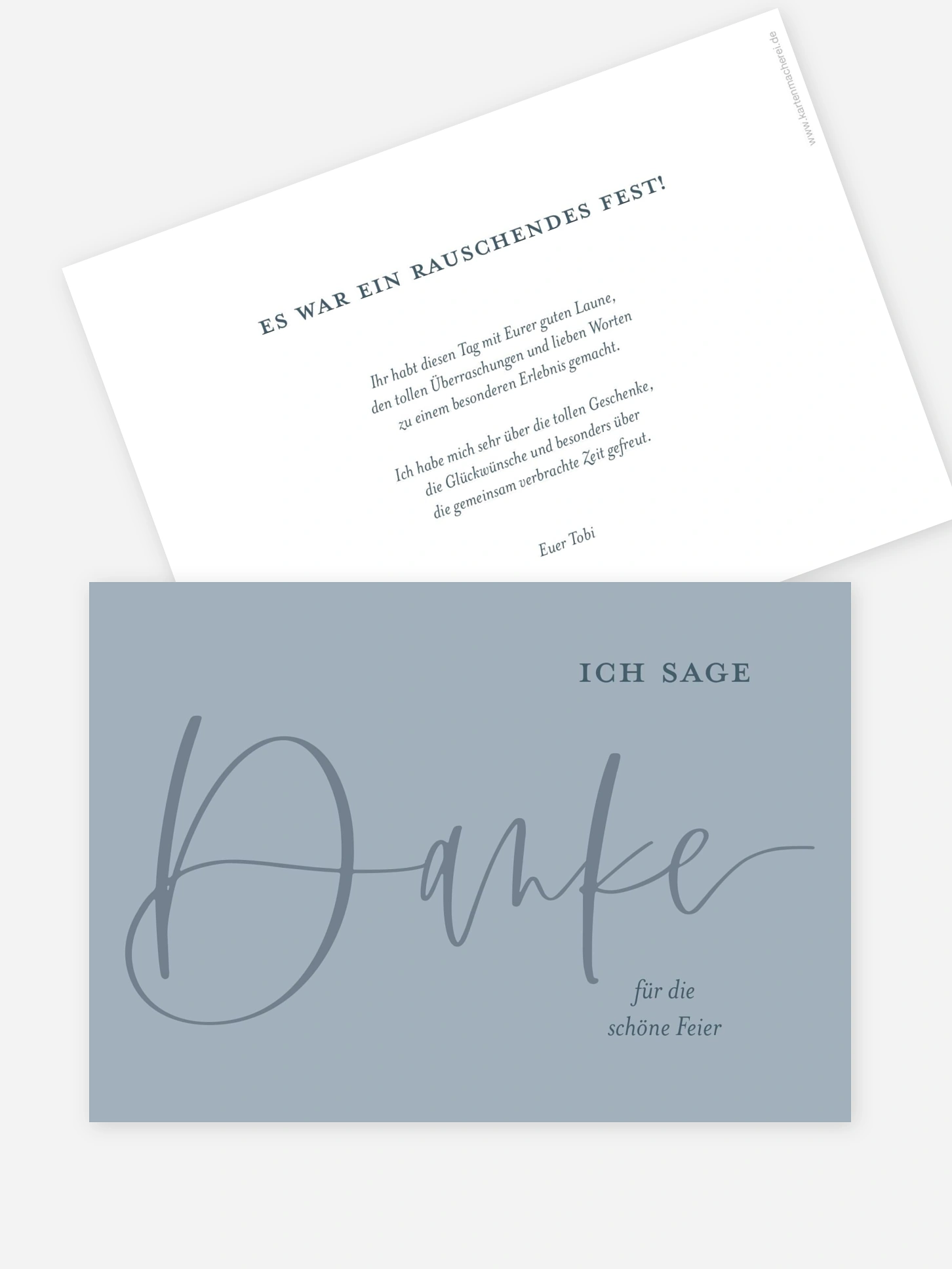 Dankeskarte Geburtstag Mit Schwung