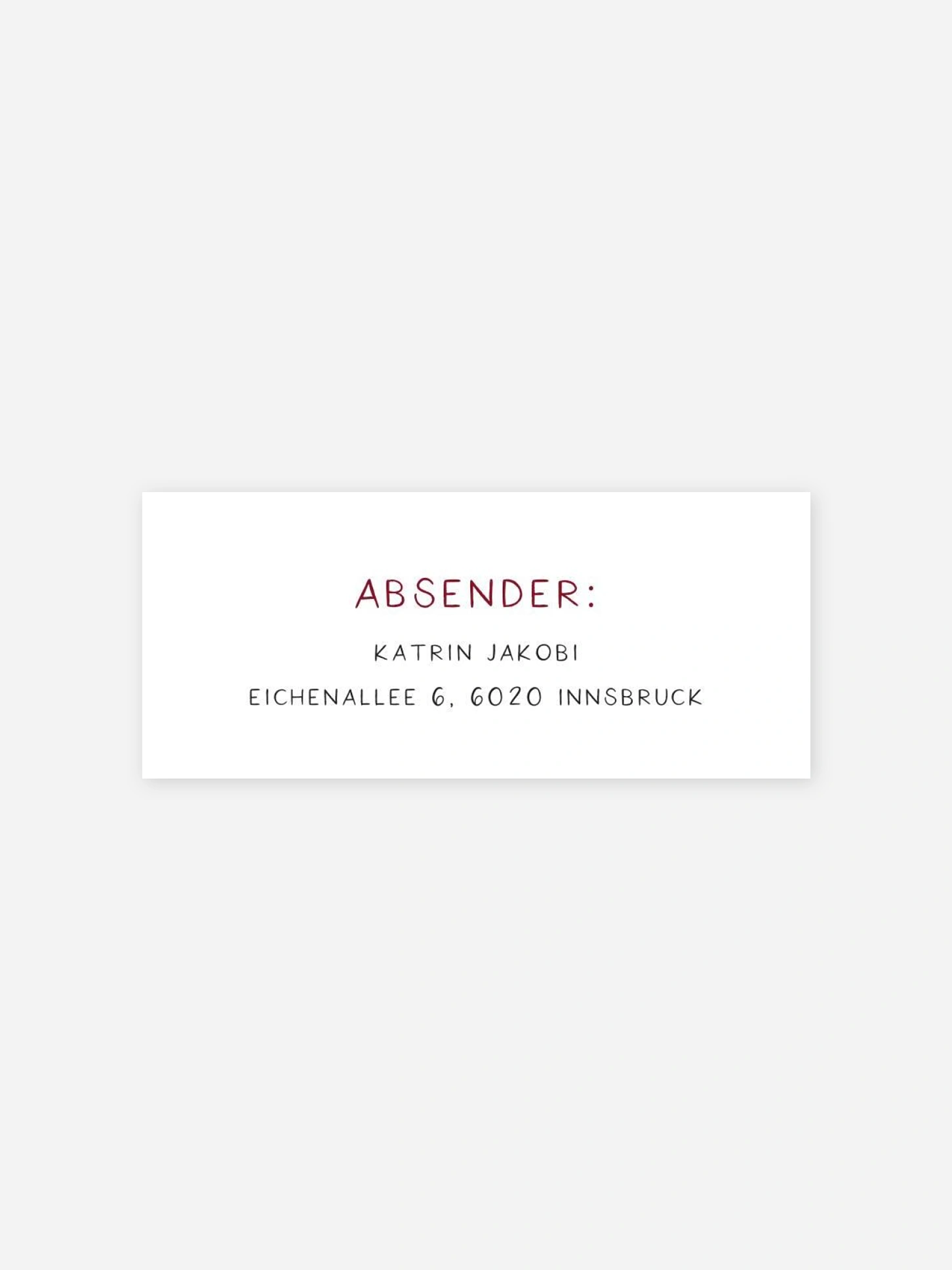 Absenderaufkleber Geburtstag Weingläser