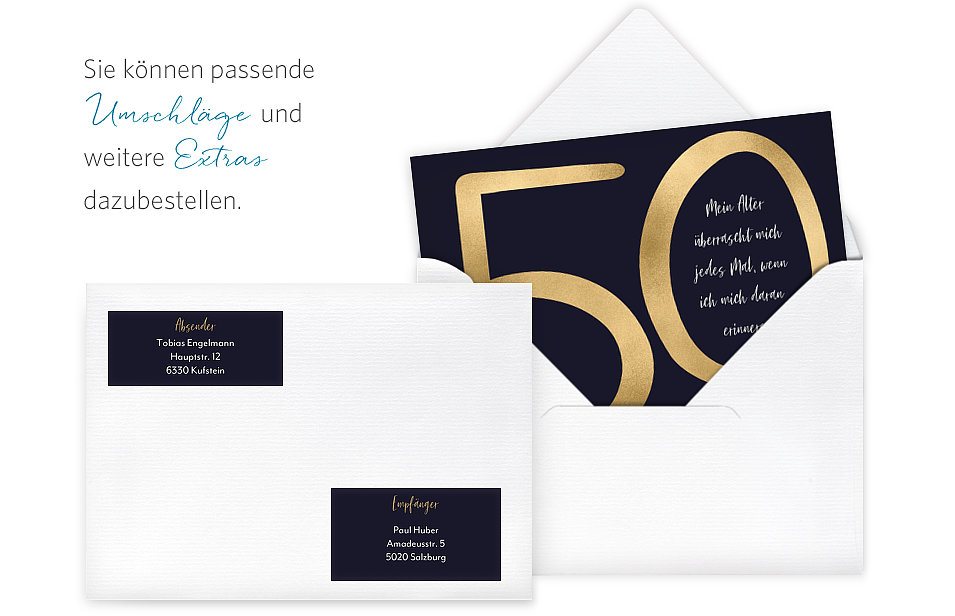 Einladung 50. Geburtstag Überraschung