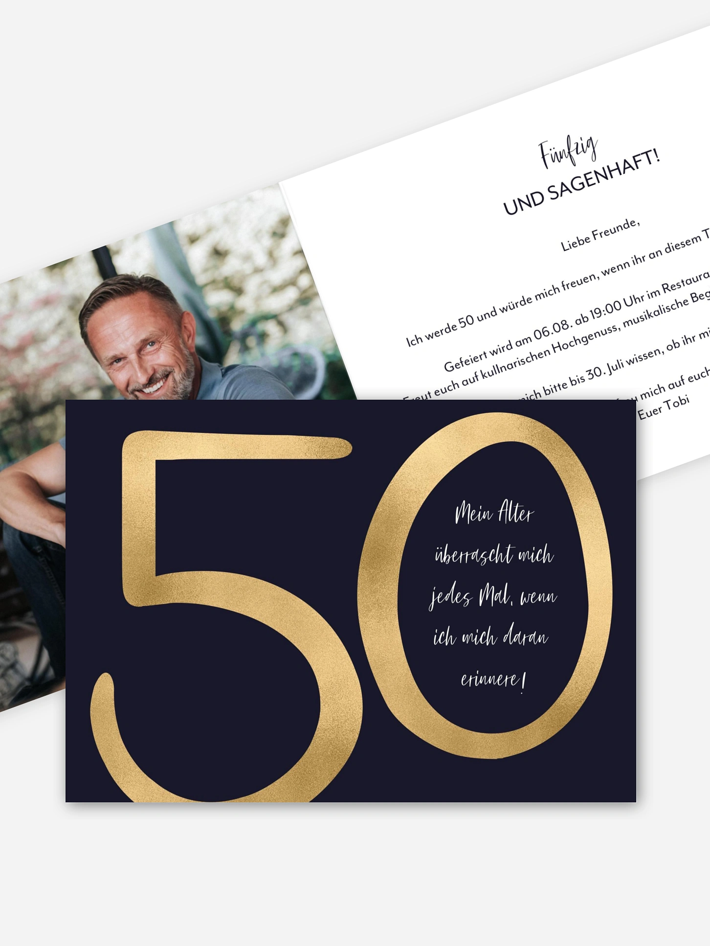 Einladung 50. Geburtstag Überraschung