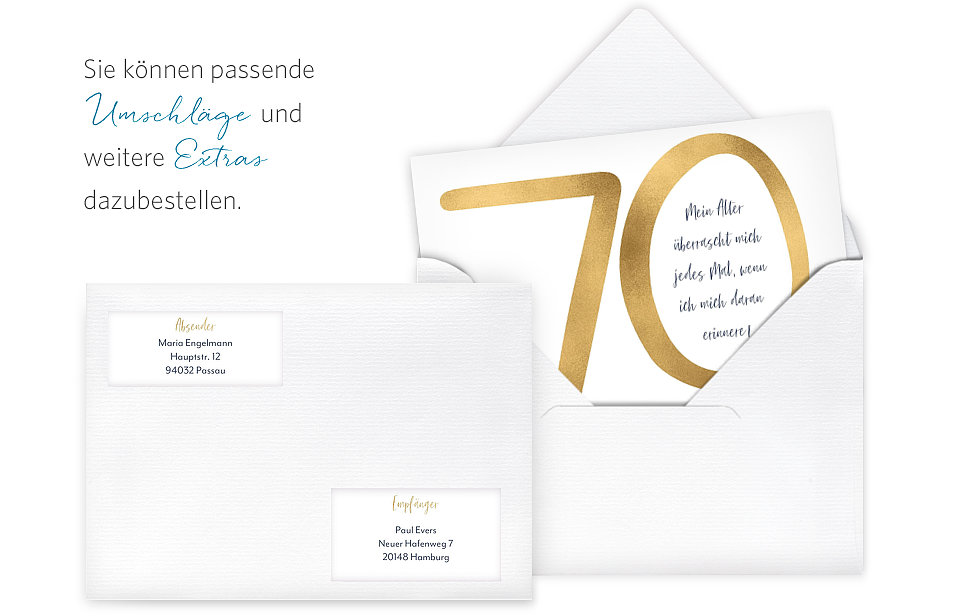 Einladung 70. Geburtstag Überraschung