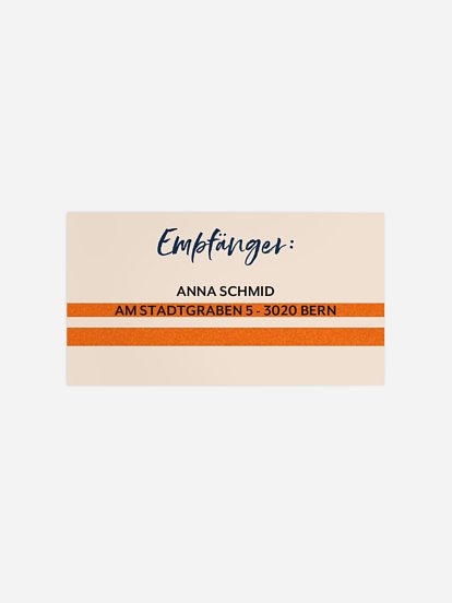 Empfängeraufkleber Geburtstag Party Mix