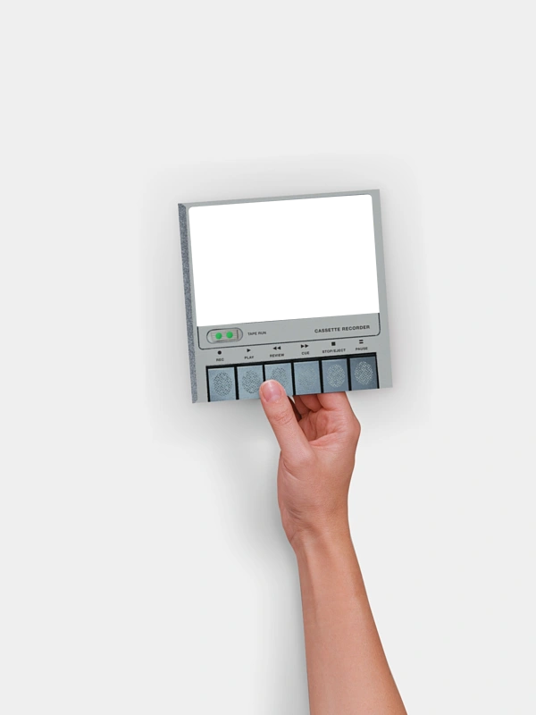 Einladung 50. Geburtstag Tapedeck